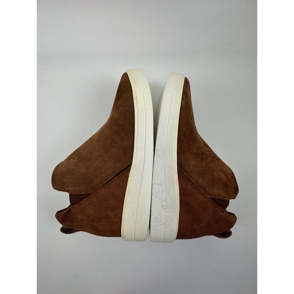 Ryka‎ VERA Bootie Ankle Boot Tan Suede Pull On Comfort Orthopedic Cushion Size 8